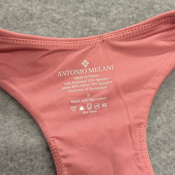 ANTONIO MELANI Coral Backless Dress - Picture 3 of 7